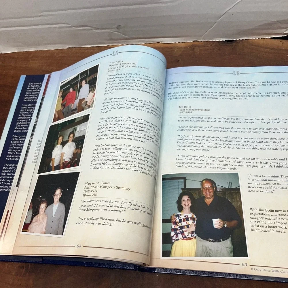 Liberty Rebecca Dixon 2014 Reflections Oklahoma Glass Company History Hardcover
